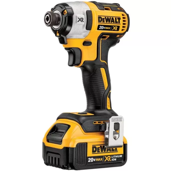 DEWALT 20-Volt MAX Cordless Brushless Combo Kit (2-Tool) with (1) FLEXVOLT 6.0Ah Battery, (1) 20-Volt 2.0 Battery & Charger