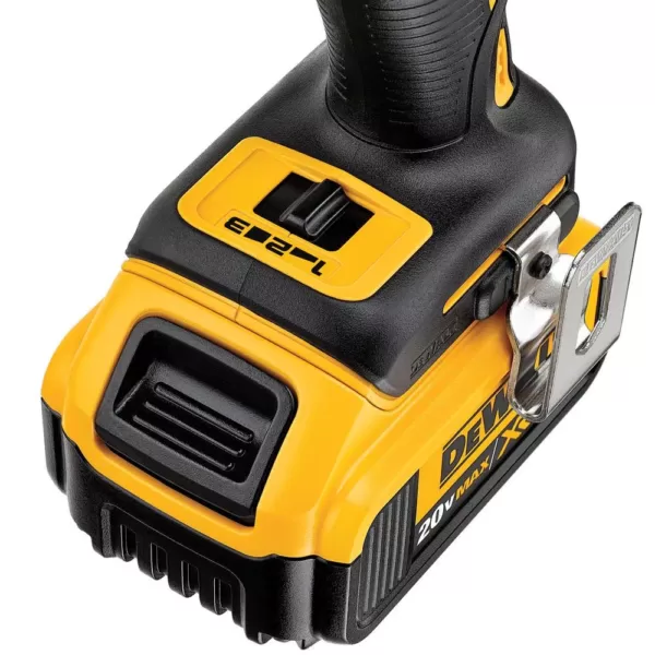 DEWALT 20-Volt MAX Cordless Brushless Combo Kit (2-Tool) with (1) FLEXVOLT 6.0Ah, (1) 20-Volt 2.0 Battery, Recip Saw & Grinder