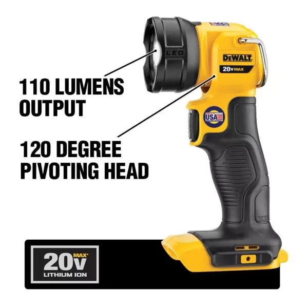 DEWALT 20-Volt MAX Cordless Combo Kit (7-Tool) with (2) 20-Volt 2.0Ah Batteries & Charger