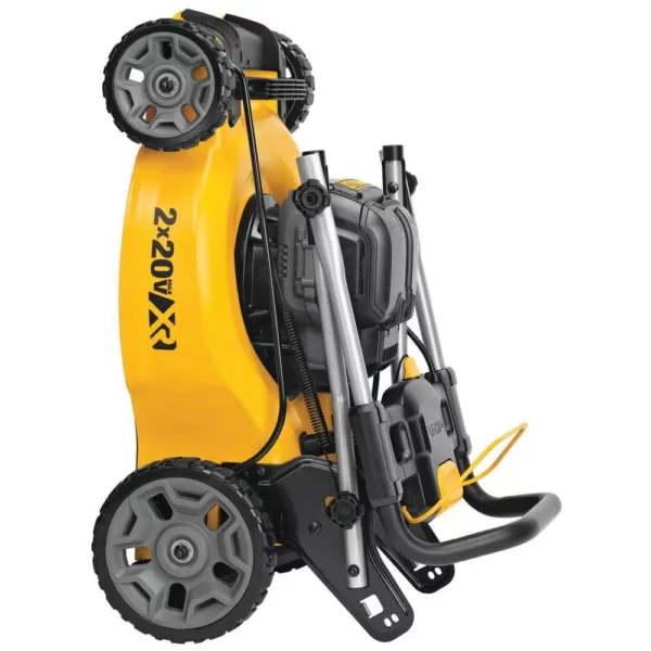 DEWALT 20 in. 20V MAX Lithium-Ion Cordless Walk Behind Push Lawn Mower with (2) 9.0Ah Batteries and (2) Chargers Included