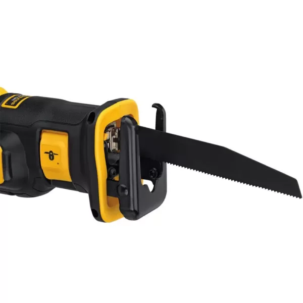 DEWALT 20-Volt MAX XR Cordless Brushless Compact Reciprocating Saw with (1) 20-Volt Battery 5.0Ah & Charger