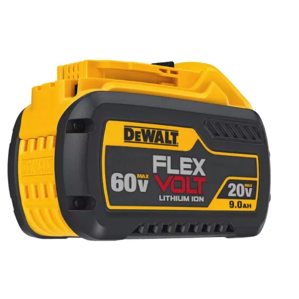 DEWALT FLEXVOLT 60-Volt MAX Cordless Brushless Reciprocating Saw with (1) FLEXVOLT 9.0Ah & (1) FLEXVOLT 6.0Ah Battery