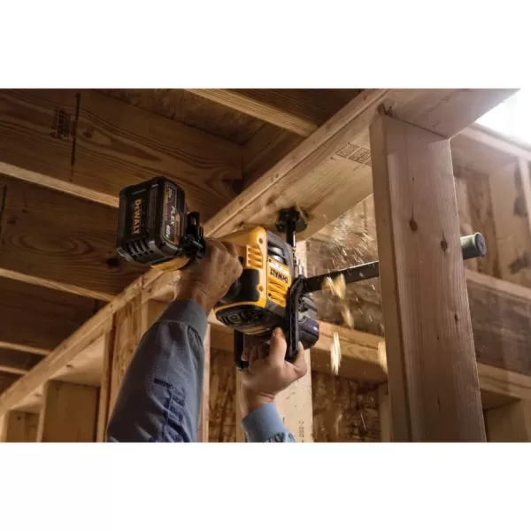 DEWALT FLEXVOLT 60-Volt MAX Cordless Brushless 1/2 in. Stud & Joist Drill with E-Clutch & (2) FLEXVOLT 6.0Ah Batteries