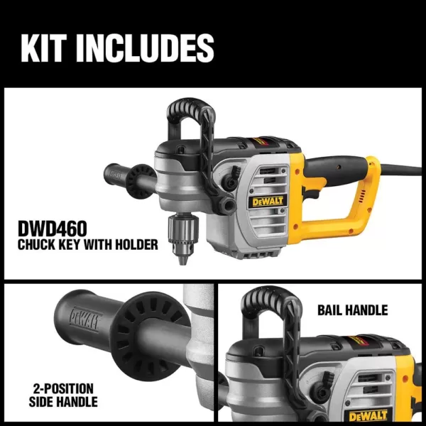 DEWALT 11 Amp 1/2 in. 13 mm Variable Speed Reversing Stud and Joist Drill Kit