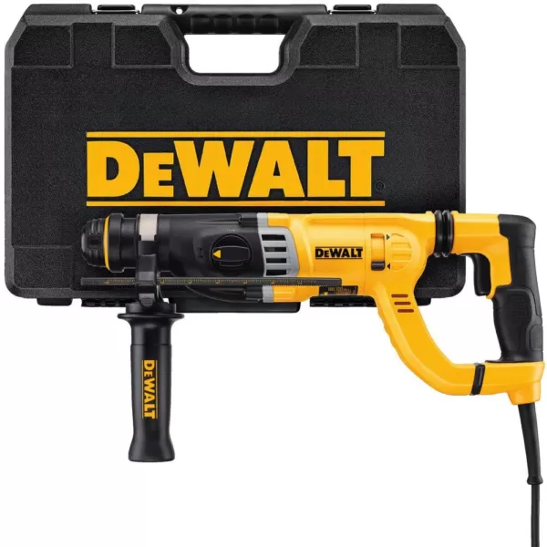 DEWALT 8.5 Amp 1-1/8 in. Corded SDS-plus D-Handle Concrete/Masonry Rotary Hammer Drill Kit