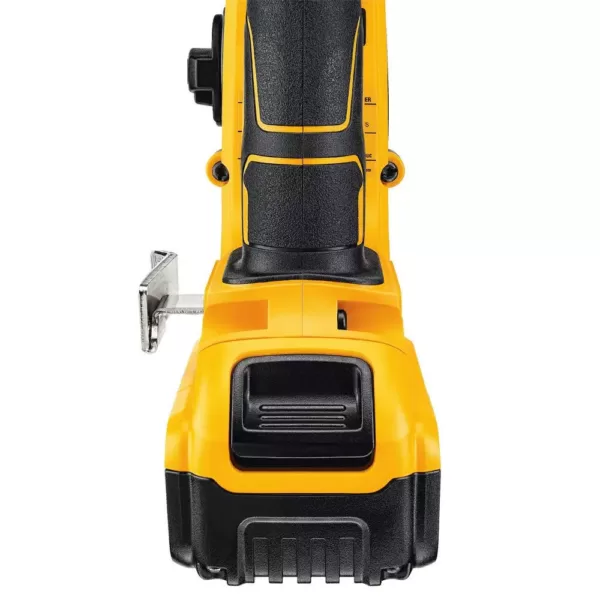 DEWALT 20-Volt MAX XR Cordless Brushless 1 in. SDS Plus L-Shape Rotary Hammer w/ Dust Extractor & (2) 20-Volt 5.0Ah Batteries