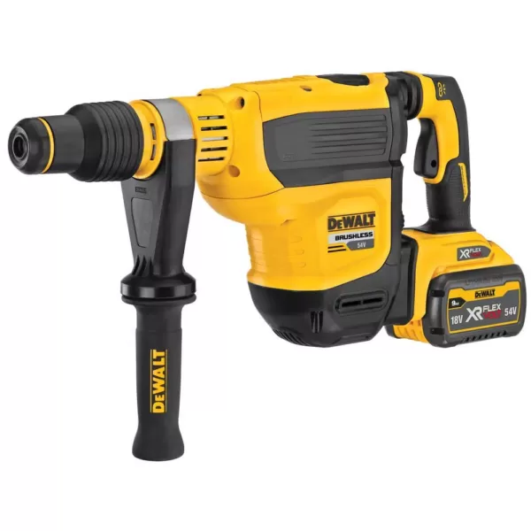 DEWALT FLEXVOLT 60-Volt MAX Cordless Brushless 1-3/4 in. SDS MAX Rotary Hammer & (2) FLEXVOLT 9.0Ah Batteries