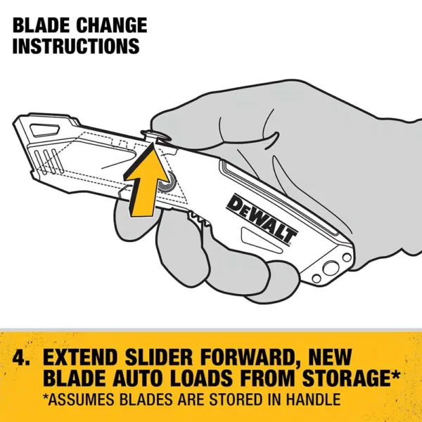 DEWALT Auto Load Folding Utility Knife