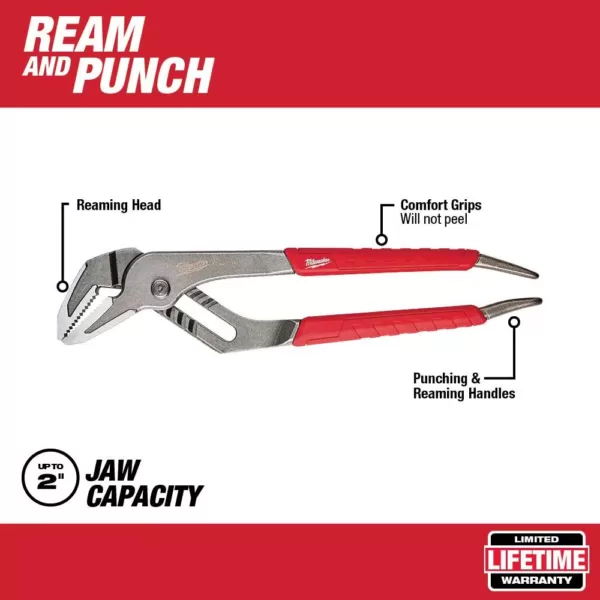 Milwaukee 10 in. Straight-Jaw Pliers