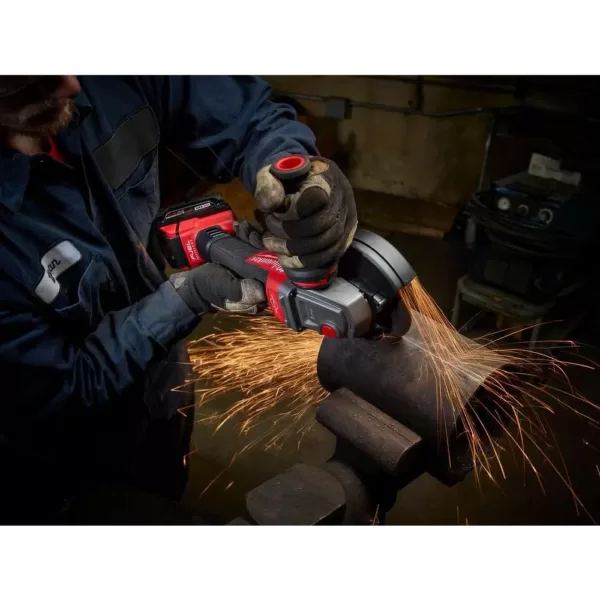 Milwaukee M18 FUEL 18- -Volt Lithium-Ion Brushless Cordless 4-1/2 in. /5 in. Braking Grinder Kit w/Two 5.0Ah Batteries & Hard Case