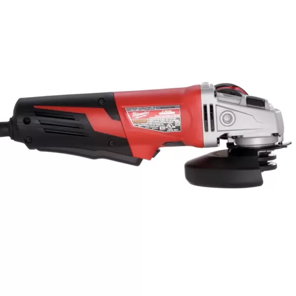 Milwaukee 13 Amp 6 in. Small Angle Grinder with Paddle Lock-On Switch