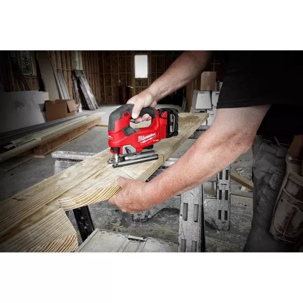 Milwaukee M18 FUEL 18-Volt Lithium-Ion Brushless Gen II 18-Gauge Cordless Brad Nailer/Jig SawithRouter Combo Kit (3-Tool)