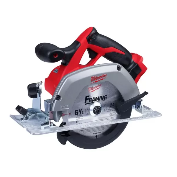 Milwaukee M18 18-Volt Lithium-Ion Cordless 6-1/2 in. Circular Saw (Tool-Only)