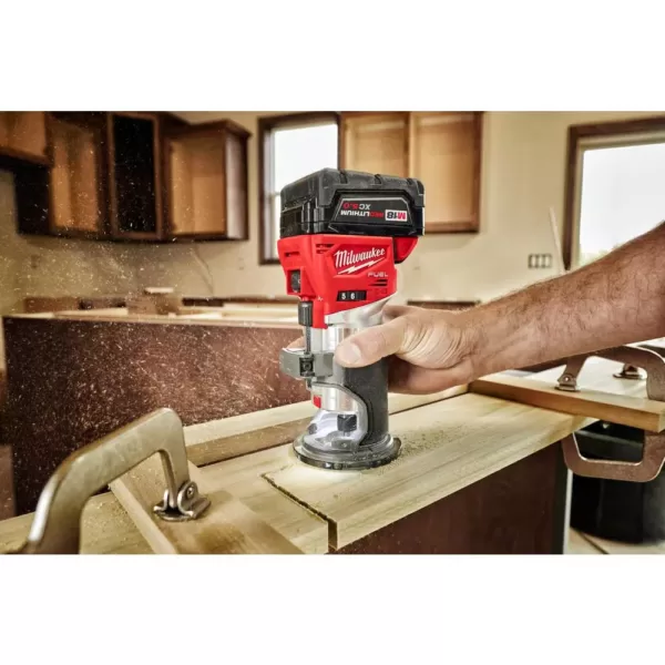 Milwaukee M18 FUEL 18-Volt Lithium-Ion Brushless 7-1/4 in. Cordless Circular Saw/Jigsaw/Compact Router Combo Kit (3-Tool)