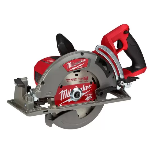 Milwaukee M18 FUEL 18-Volt Lithium-Ion Cordless 7-1/4 in. Rear Handle Circular Saw (Tool-Only)