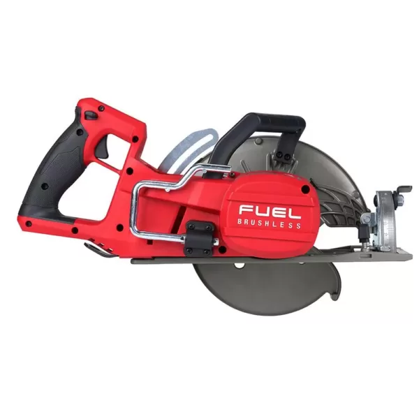 Milwaukee M18 FUEL 18-Volt 7-1/4 in. Lithium-Ion Cordless Rear Handle Circular Saw Kit with 12.0 Ah Battery and Rapid Charger