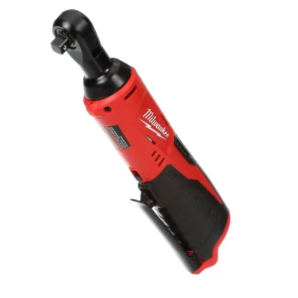 Milwaukee M12 12-Volt Lithium-Ion Cordless 3/8 in. Ratchet Multi-Tool Combo Kit with (1) 2.0Ah Battery and Charger