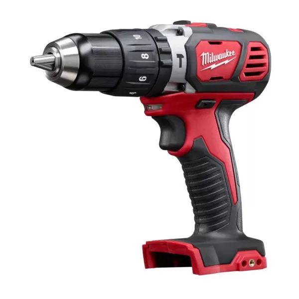 Milwaukee M18 18-Volt Lithium-Ion Cordless 1/2 in. Hammer Drill/Driver (Tool-Only)