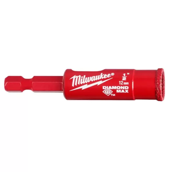 Milwaukee 1/2 in. Diamond Plus Hole Saw W/ Arbor