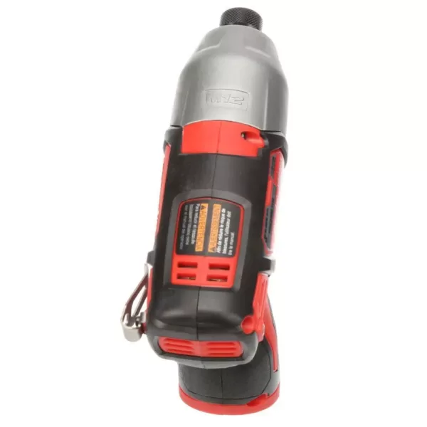 Milwaukee M12 12-Volt Lithium-Ion Cordless 1/4 in. Hex Impact (Tool-Only)