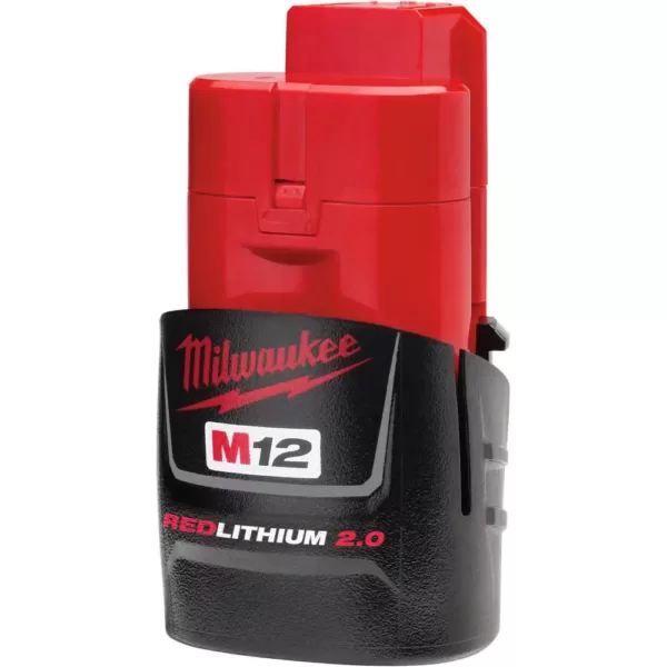 Milwaukee M12 FUEL SURGE 12-Volt Lithium-Ion Brushless Cordless 1/4 in. Hex Impact Driver Compact Kit with M12 Right Angle Drill