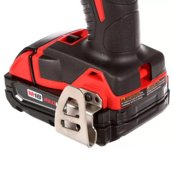 Milwaukee M18 18-Volt Lithium-Ion Cordless 1/4 in. 2-Speed Impact Driver Kit W/(2) 1.5Ah Batteries, Charger, Hard Case