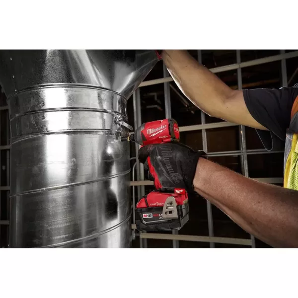 Milwaukee M18 FUEL ONE-KEY 18 Volt Lithium-Ion Brushless Cordless 1/4 in. Hex Impact Driver (Tool-Only)