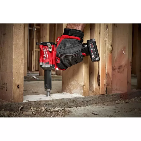 Milwaukee M12 FUEL 12-Volt Lithium-Ion Brushless Cordless Stubby 3/8 in. Impact Wrench & Ratchet Combo Kit (2-Tool)