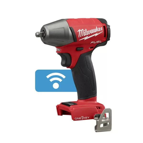 Milwaukee M18 FUEL ONE-KEY 18-Volt Lithium-Ion Brushless Cordless 3/8 in. Impact Wrench w/ Friction Ring (Tool-Only)