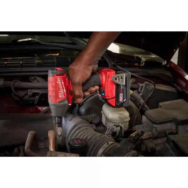 Milwaukee M18 FUEL ONE-KEY 18-Volt Lithium-Ion Brushless Cordless 3/8 in. Impact Wrench w/ Friction Ring (Tool-Only)