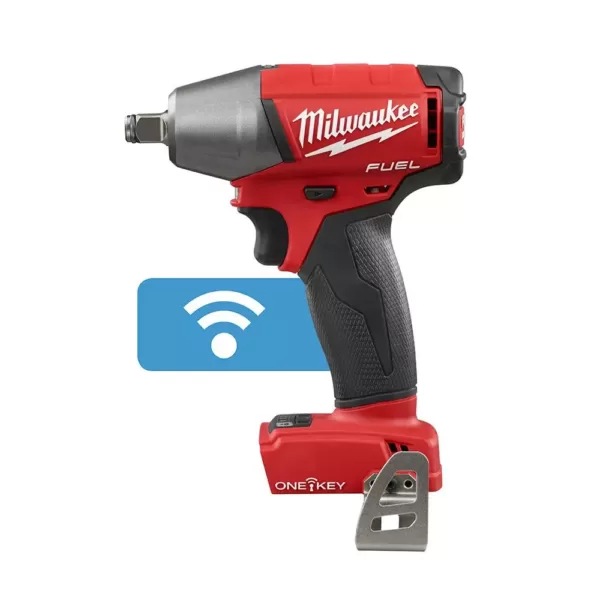 Milwaukee M18 FUEL ONE-KEY 18-Volt Lithium-Ion Brushless Cordless 1/2 in. Impact Wrench w/ Friction Ring (Tool-Only)