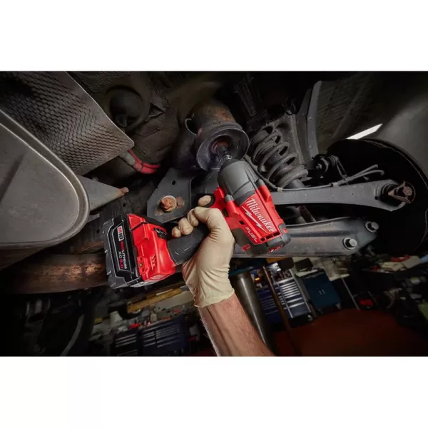 Milwaukee M18 FUEL 18-Volt Lithium-Ion Brushless Cordless Mid Torque 1/2 in. Impact Wrench W/ Friction Ring (Tool-Only)