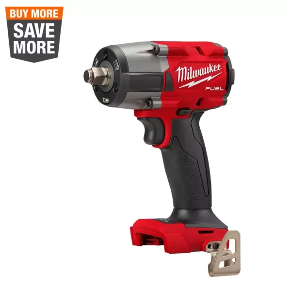 Milwaukee M18 FUEL Gen-2 18-Volt Lithium-Ion Brushless Cordless Mid Torque 1/2 in. Impact Wrench w/Friction Ring (Tool-Only)