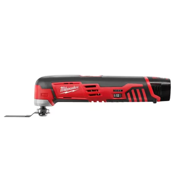 Milwaukee M12 12-Volt Lithium-Ion Cordless Jig Saw and Multi-Tool Combo Kit W/ (1) 2.0Ah Battery and Charger