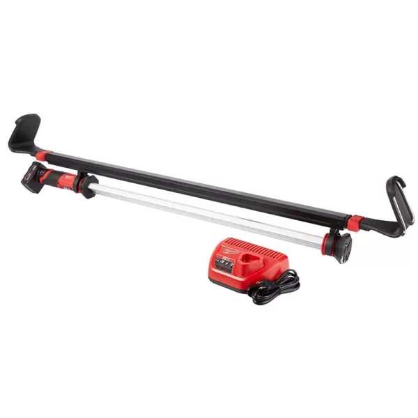 Milwaukee M12 12-Volt Lithium-Ion Cordless LED Underhood Light W/ (1) 4.0Ah Battery & Charger