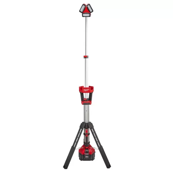 Milwaukee M18 18-Volt Lithium-Ion Cordless ROCKET LED Stand Light/Charger Kit with High Demand 9.0Ah Battery