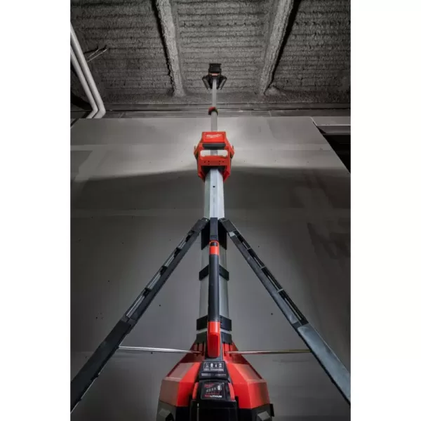 Milwaukee M18 18-Volt Lithium-Ion Cordless ROCKET LED Stand Light/Charger Kit with High Demand 9.0Ah Battery