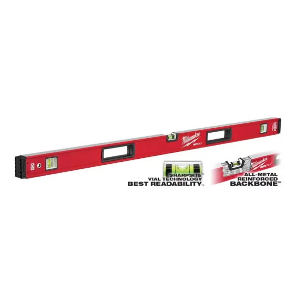 Milwaukee 48 in. REDSTICK Magnetic Box Level