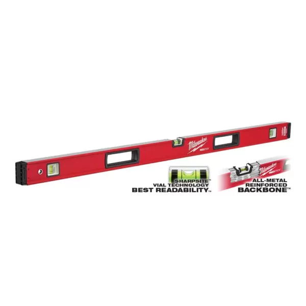 Milwaukee 24 in./48 in. REDSTICK Magnetic Box Level Set