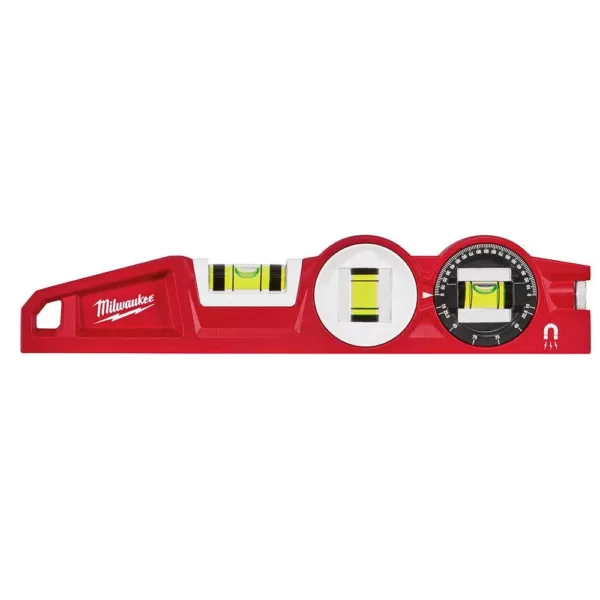 Milwaukee 24 in./48 in. REDSTICK Compact Box Level Set with 10 in. 360-Degree Locking Die Cast Torpedo Level