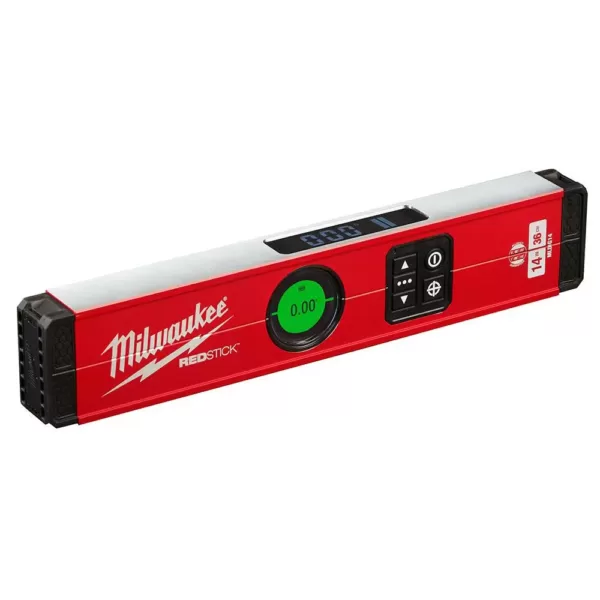 Milwaukee 14 in. REDSTICK Digital Box Level with Pin-Point Measurement Technology