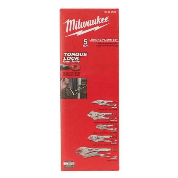 Milwaukee Torque Lock Locking Pliers Kit (5-Piece)