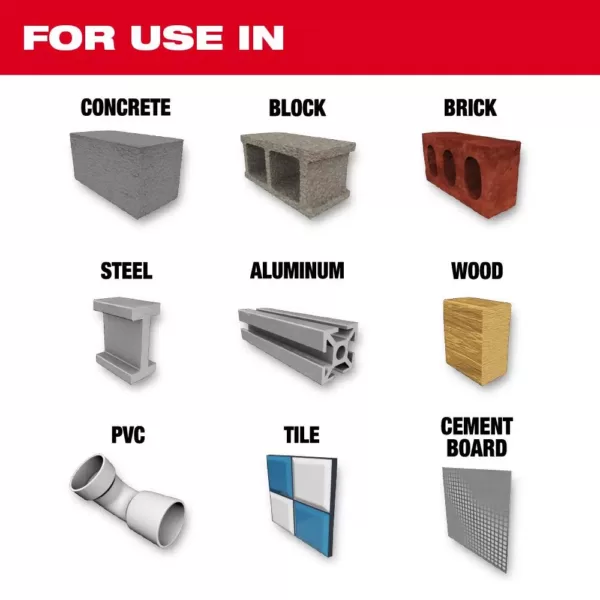 Milwaukee 1/8 in. x 4 in. x 6 in. SHOCKWAVE Carbide Multi-Material Drill Bit