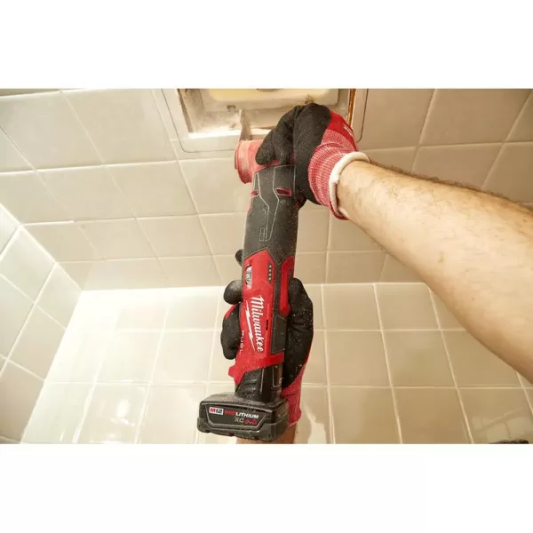 Milwaukee M12 FUEL 12-Volt Lithium-Ion Cordless Oscillating Multi-Tool and Impact Driver with two 3.0 Ah Batteries