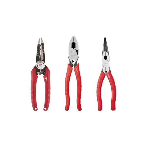 Milwaukee Electrician Pliers Set (3-Piece)