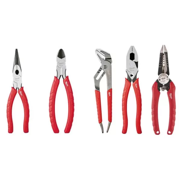 Milwaukee Electrician's Pliers Hand Tool Set (5-Piece)