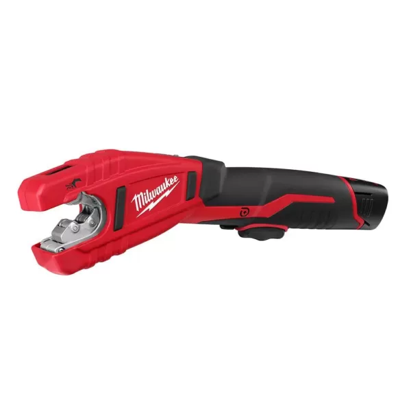 Milwaukee M12 12-Volt Lithium-Ion Cordless Sub-Compact Band Saw and Copper Tubing Cutter Combo Kit W/(1) 2.0Ah Battery and Charger