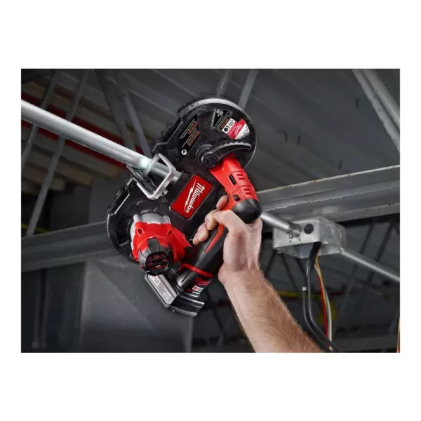 Milwaukee M12 12-Volt Lithium-Ion Cordless Sub-Compact Band Saw and Copper Tubing Cutter Combo Kit W/(1) 2.0Ah Battery and Charger