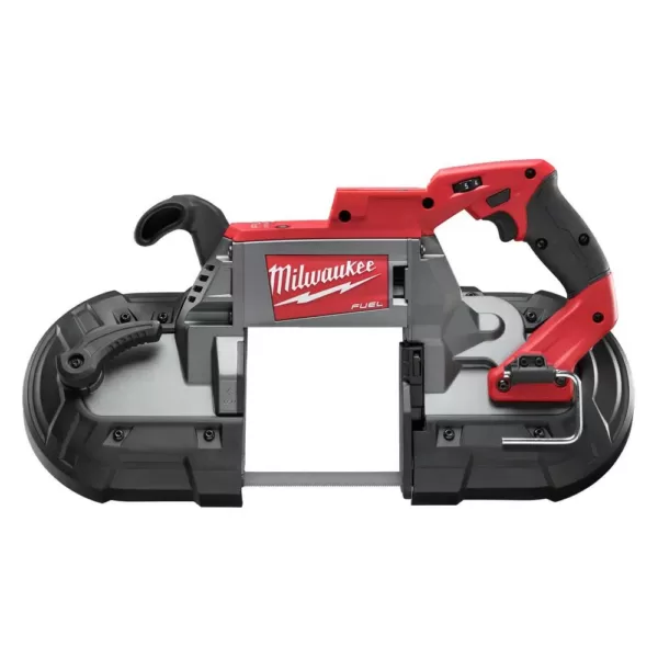 Milwaukee M18 FUEL 18-Volt Lithium-Ion Brushless Cordless Deep Cut Band Saw with  M18 FUEL 4-1/2 in./5 in. Grinder