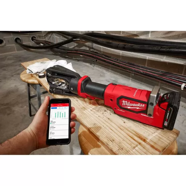 Milwaukee M18 18-Volt 15-Ton Lithium-Ion Cordless FORCE LOGIC Utility Crimper (Tool-Only)